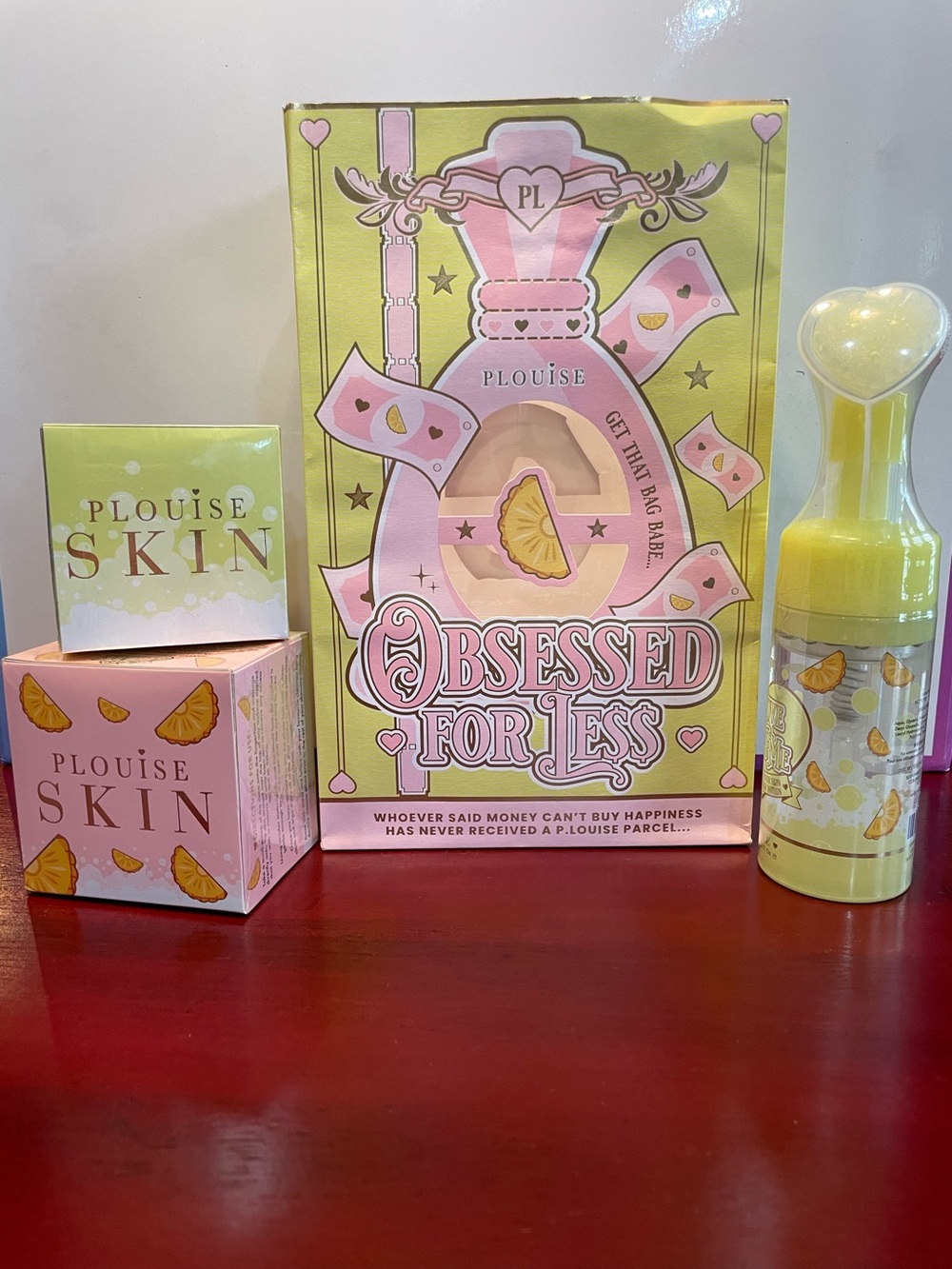Plouise Pink and Yellow Skincare Gift Set